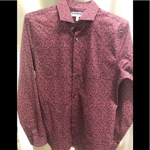 Men’s Floral Print Button-Down